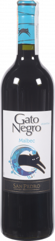 Вино Гато Негро Мальбек 0,75 сух. червон.