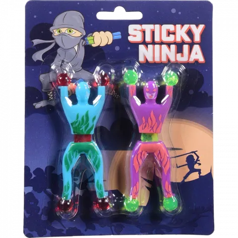 Іграшка Ніндзя з присосками 35х95 мм 2 шт. арт. DL9000510 И294 (КІН)