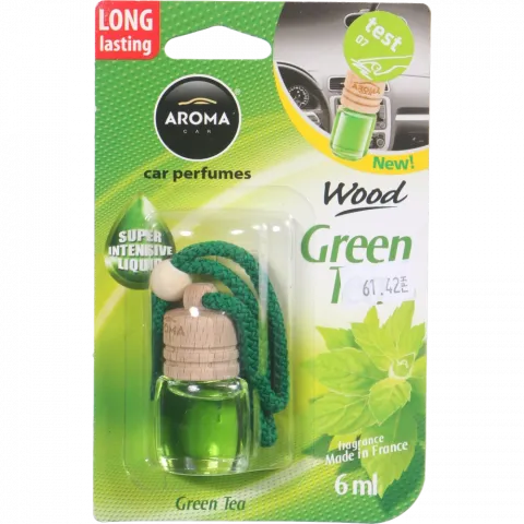 Ароматизатор Aroma Car Wood Green Tea 6 мл 631197