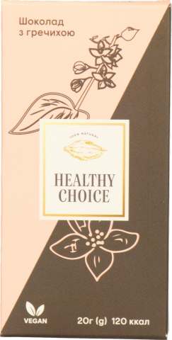 Шок Healthy Choice 20 г з гречихою