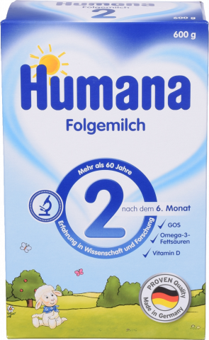 ЗГМ Humana 2 600 г з пребіотиками