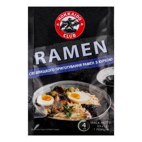 Суп Hokkaido Club 25 г Рамен