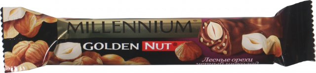 Шок Бат Міленіум Golden Nut 40 г чорн. з цілим горіхом