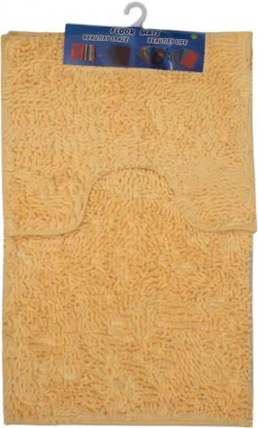 Набір килимків д/ванної кімнати Kornel 50х80/40х50 см персиковий KL-46