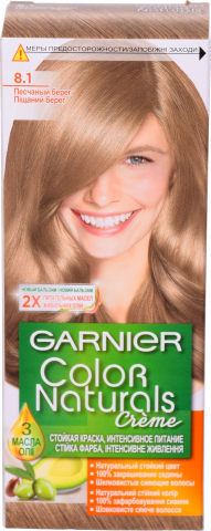 Фарба Garnier Color Naturals 8.1 Піщаний берег