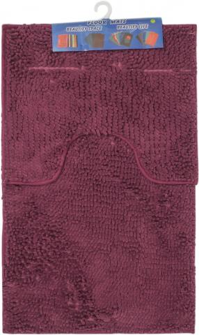 Набір килимків д/ванної кімнати Kornel 50х80/40х50 см фіолетовий KL-46
