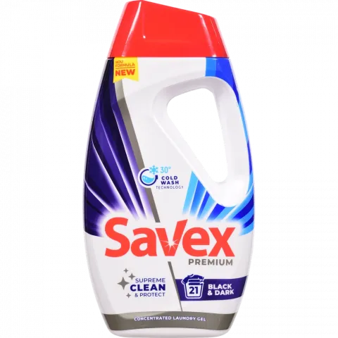 Гель д/прання Savex Parfum Lock 2в1 Black and Dark 0,945 л И862