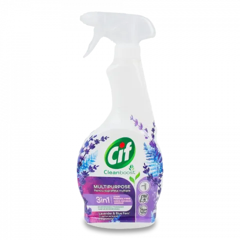 Засіб CIF 500 мл д/чищення Лаванда та синя папороть Мультифункціональний 3в1