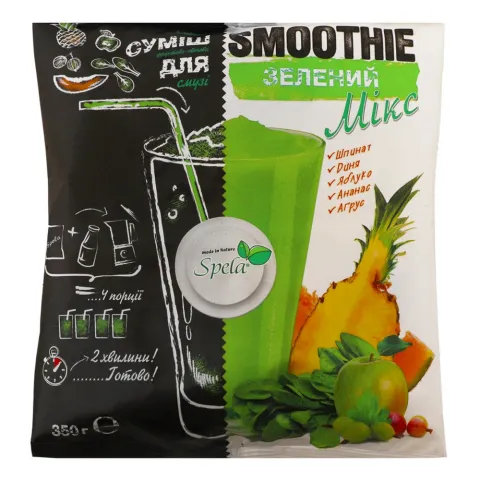 Св морож Суміш Spela 350 г д/смузі Зелений мікс