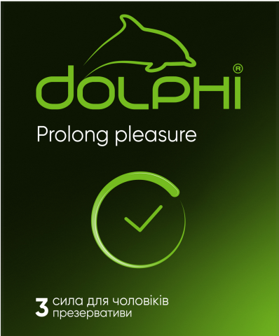 Презервативи Dolphi 3 шт. Prolong pleasure
