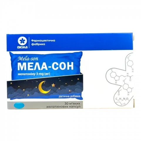 Добавка дієтична Віола Мела-сон капс.желатинові 30