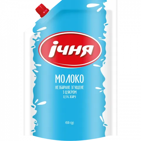 Молоко згущ. Ічня 450 г д/пак. з цукром 8,5