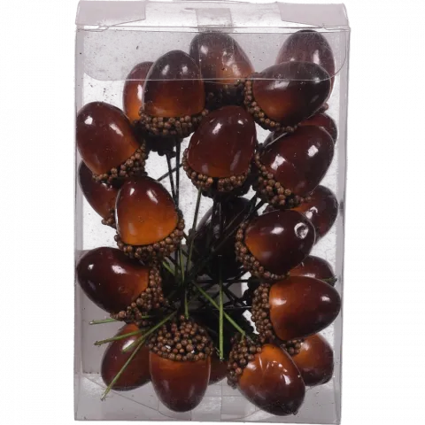 Набір для декорацій 24 шт. Жолуді XY18F-038 И962