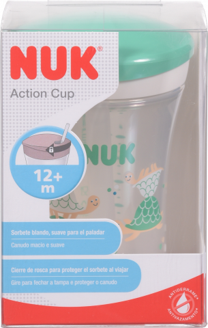 Поїльник Nuk 230 мл Evolution Action Cup нейтральна