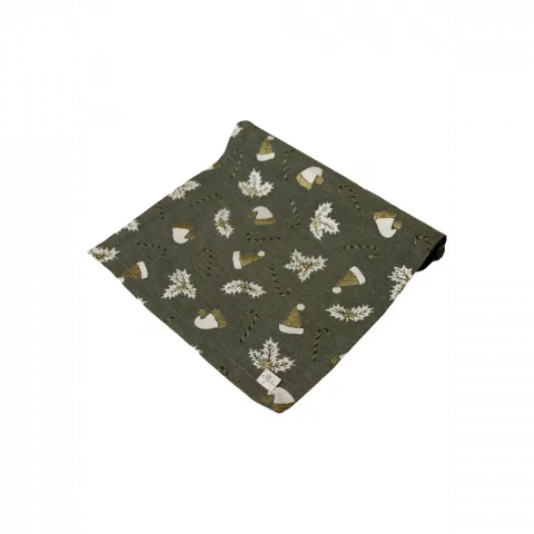 Доріжка Прованс 40х140 см Шапочки на зеленому