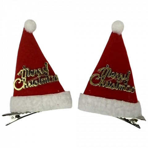 Заколка новорічна Санта арт. 6504-26 И086