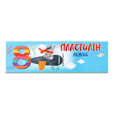 Пластилін Jumbі 8 кольорів КТ230602