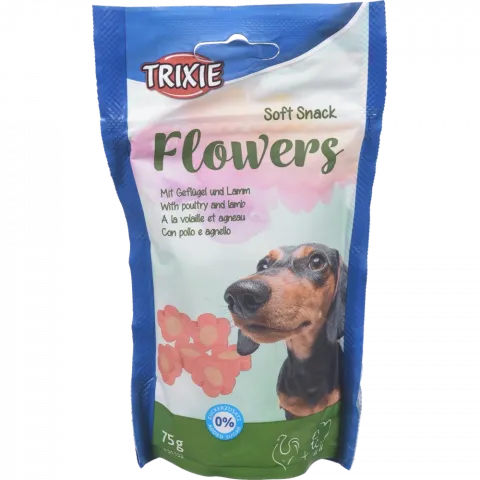 Ласощі д/собак Trixie Soft Snack Flowers Light 75 г ягня/курка 31492