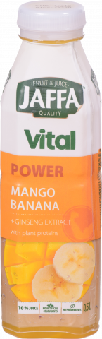 Напій з соком Джаффа Power 0,5 л Манго-Банан-Протеїн