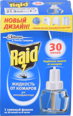 Raid рідина проти комарів (для фумігатора) 30 ночей