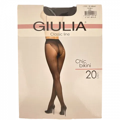 Колготи жін. Giulia Chic 20 Bikini Nero 4