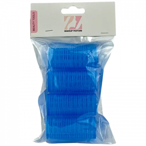 Бігуді-липучки 2,5x6,2 см, 4 шт ZZ-216043 БИ