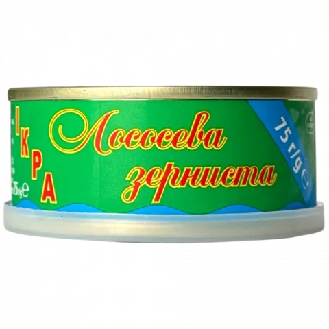 Ікра червона Лососева 75 г з/б 1 ґат.