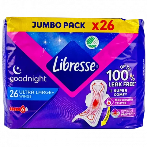 Прокладки Libresse 26 шт Ultra Goodnight Large