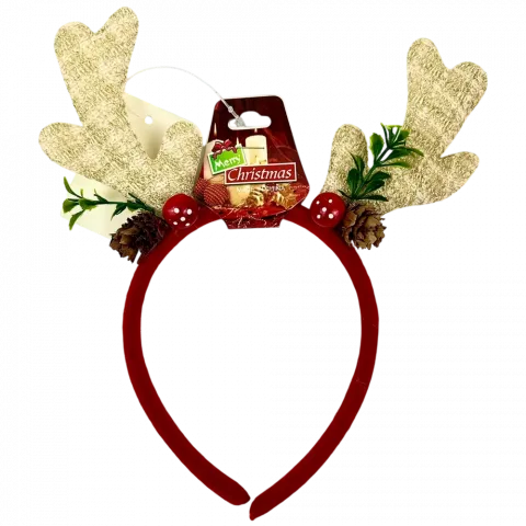 Обруч новорічний Ріжки арт. 6504-18 И560