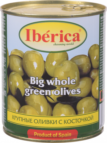 Оливки Іберіка 875 г з/б з/к Гігант
