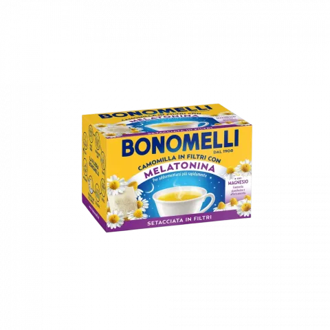 Чай Bonomelli Ромашка/мелатонін/магній 14шт И099 (Італ)
