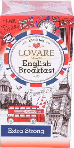 Чай Lovare 24 шт. Англійська Чайний КвартетАнглийский завтрак