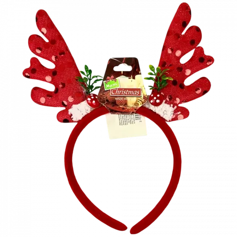 Обруч новорічний Ріжки арт. 6504-14 И522