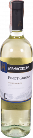Вино Меццакорона Піно Гріджіо Класік 0,75 л біле сухе