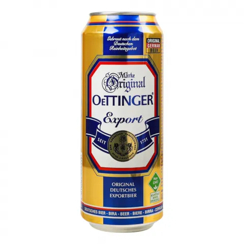 Пиво OeTTINGER Експорт Lager 0,5л з/б 5,4 И339(Німеччина)