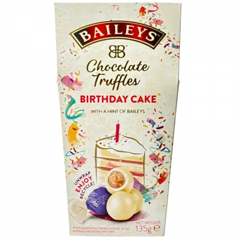 Цукерки Baileys 135г Трюфелі Святковий торт И621(Ірландія)