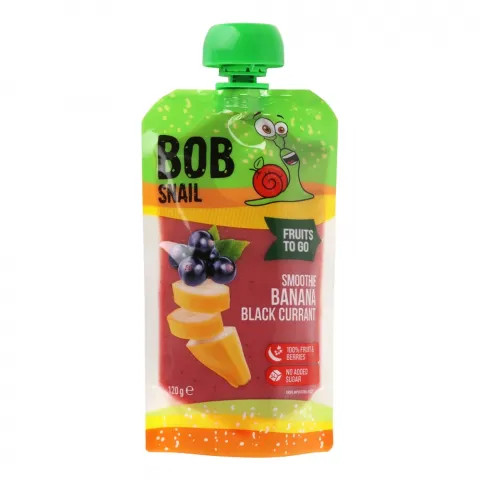 Смузі Равлик Боб 120 г Банан-Чорна Смородина