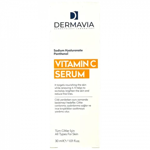 Сироватка д/обличчя DERMAVIA з Вітаміном С 30мл И530(Тур)