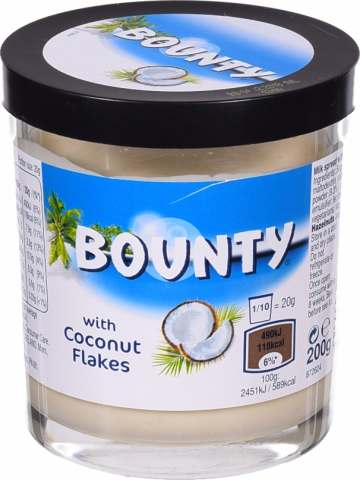 Молочна паста з кокосовими пластівцями Баунті 200 г (Великобританія)
