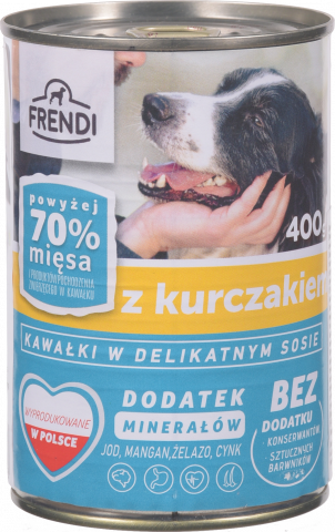Корм д/собак FRENDI 400 г з/б з куркою (Польща) И008