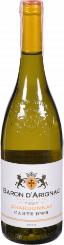 Вино Барон де Аріньяк 0,75 л Шардоне сух. біле