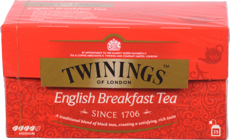 Чай Twinings 25 шт. чорн. Англійський сніданок (Англія) И693