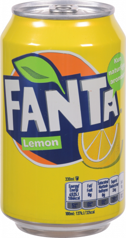Напій б/алк. Fanta 0,33 л з/б Лимон газ. (ЄС) И300
