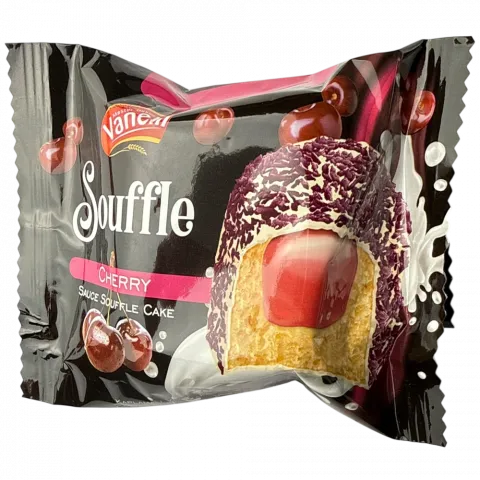 Тістечко VANELLI SOUFFLE 40 г шоколад-вишня (Туреччина)