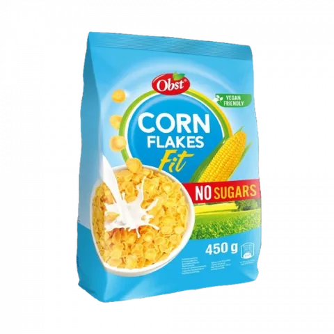 Кукурудзяні пластівці OBST FIT 450 г И031