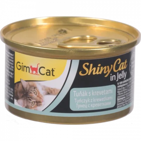 Корм д/котів Gimpet ShinyCat 70 г тунець та креветки