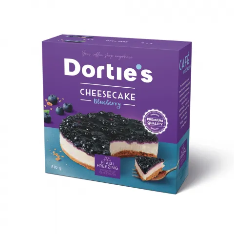 Чізкейк DORTIES чорничний 510г И822 (Чехія)