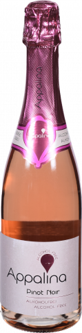 Вино ігристе Аппаліна Піно Нуар 0,75 л б/алког. н/сол. рожеве 0