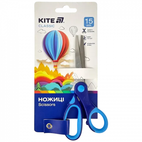 Ножиці дитячі Kite Classic 15 см K-126 в асорт.