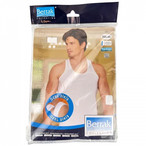 Майка чол. ТМ Berrak 1020 р XXL біла И844 (Туреччина)